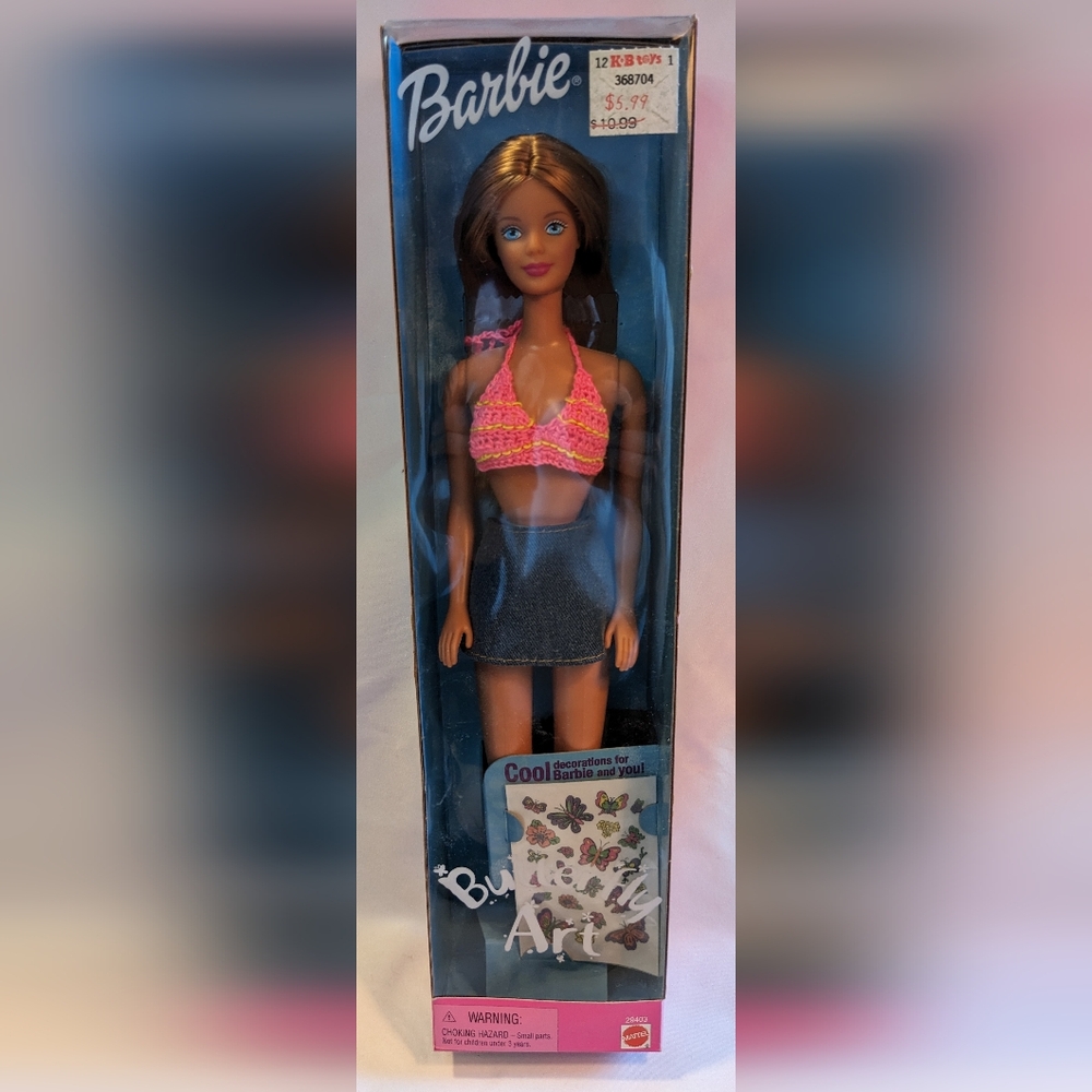 Butterfly Art Vintage Barbie - 1998